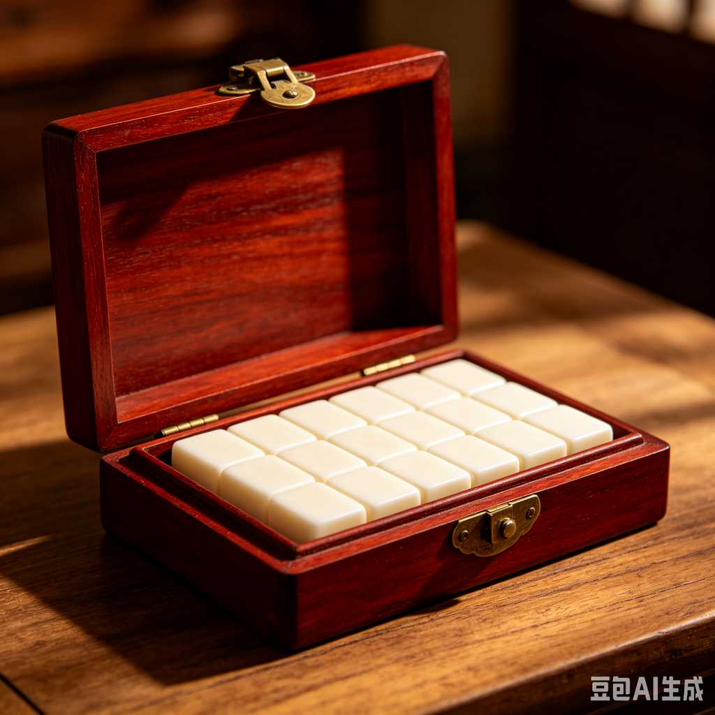 fine polished mahjong set