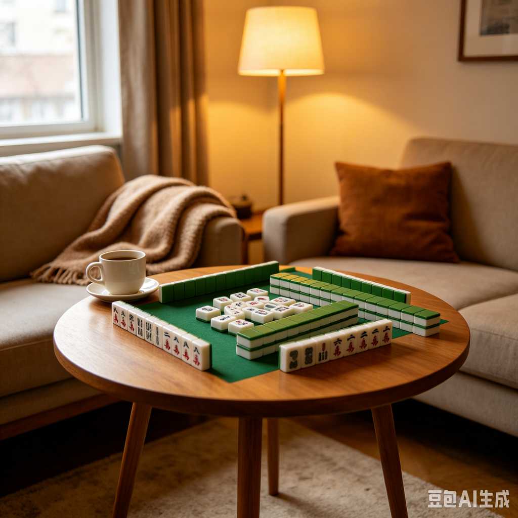 solid wood mahjong tiles