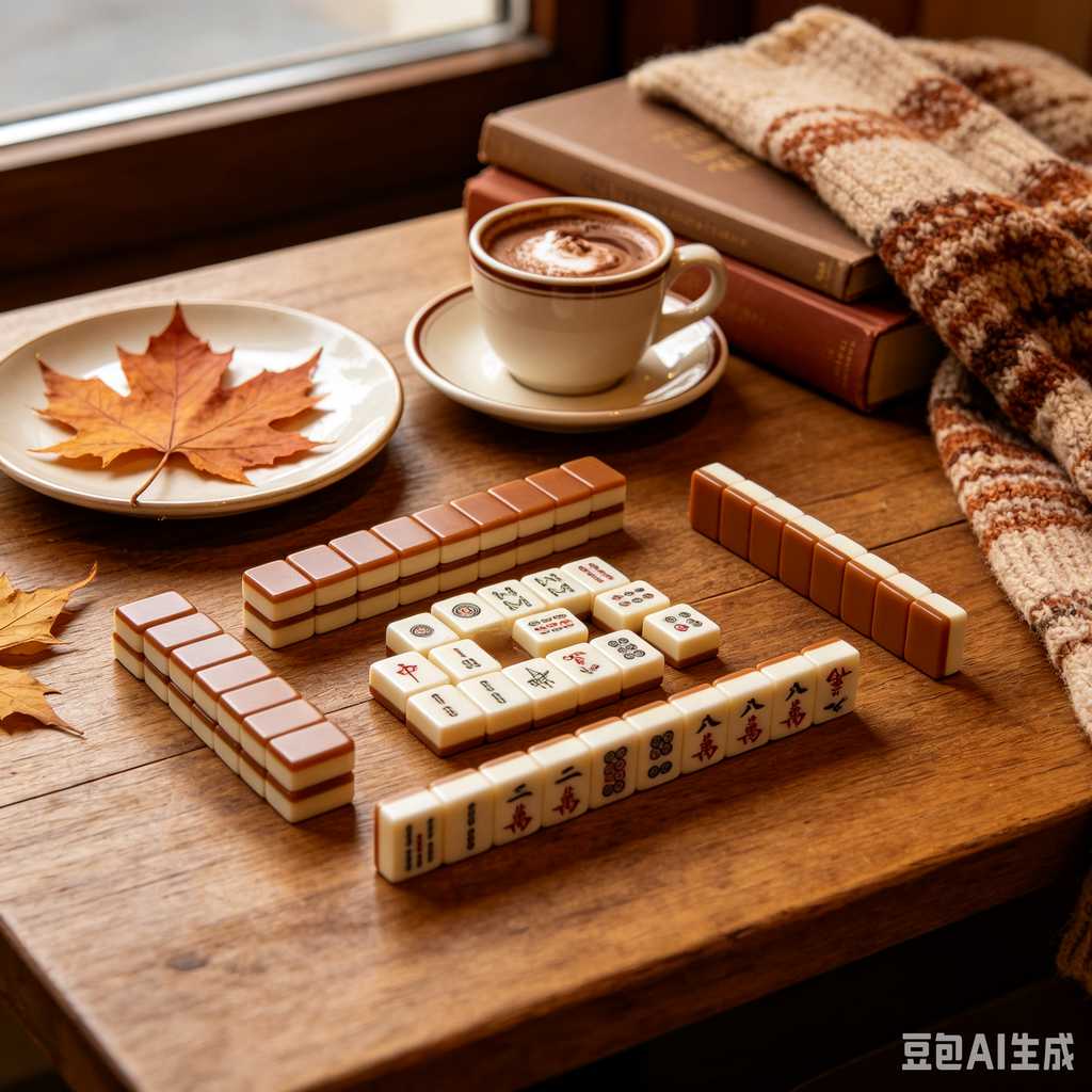 small portable mahjong set